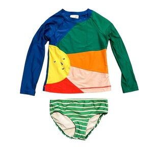 Hanna Andersson Kids Swim Rashguard Swimmi Suit‎